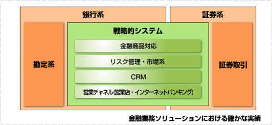 金融業務ソリューションにおける確かな実績