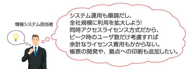 情報システム担当者：全社・拠点導入