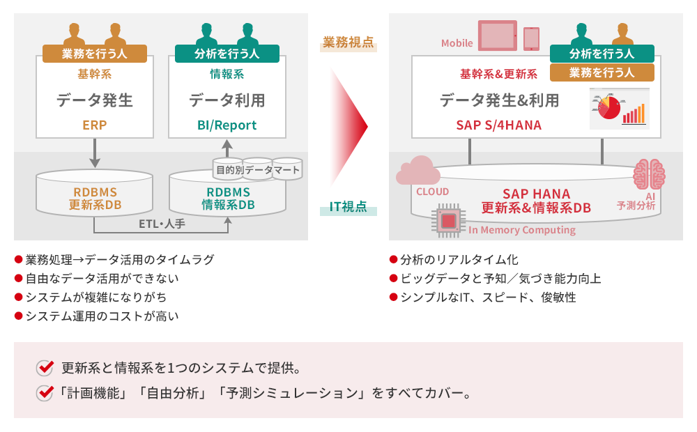 SAP S/4HANA 概念図